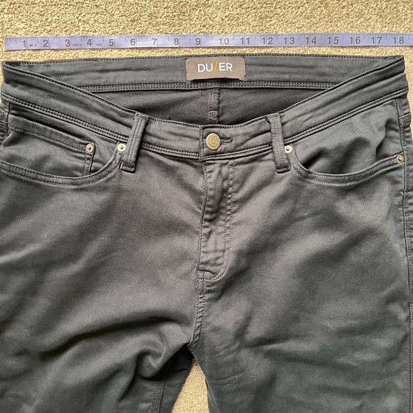 Mens DUER N2X No Sweat Pants Size 36x32 Navy Blue - Picture 3 of 9